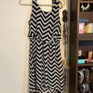 Black and white dress